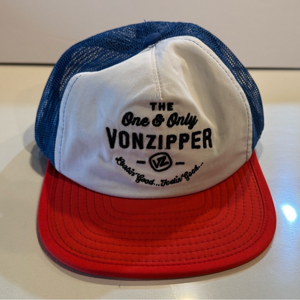 Vonzipper Red/White/Blue hat